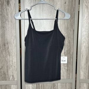 Harper Wilde Cami Tank Top Size L Bliss Black Color NWT